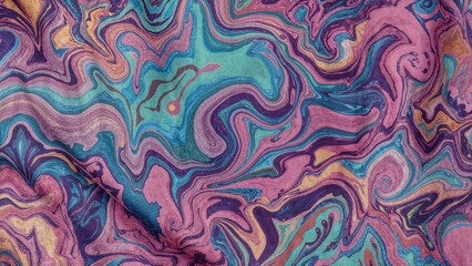 Poster - Textured background showcasing a colorful abstract pattern