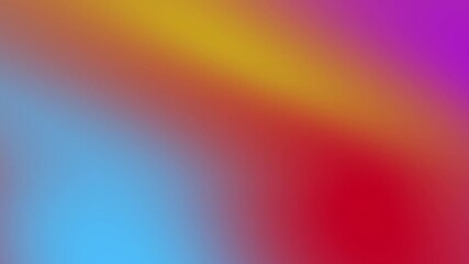Poster - Abstract animated background with smooth gradient blend of blue, red, and orange tones creating a dreamy and colorful flowing effect perfect for ads, modern visuals or artistic design elements