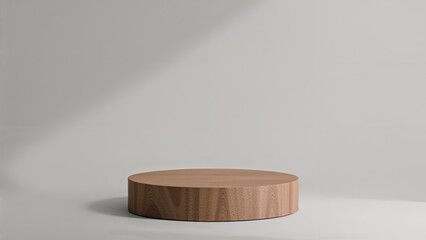 Poster - Minimalist product stage without any items.