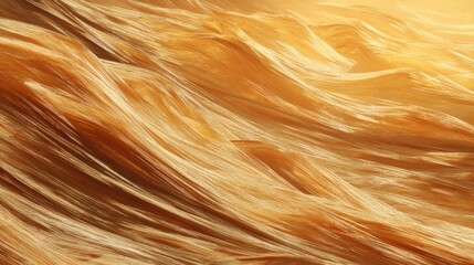 Poster - Abstract Representation of a Desert Sandstorm with Orange and Tan Tones Creating an Atmospheric Effect