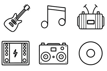 Poster - Clean Minimalist Illustration with Basic Shapes and Colors for Modern Design