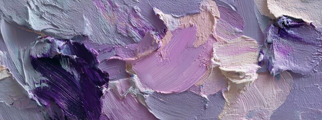Poster - Expressive Purple and Gray Paint Texture with Warm Hues and Grape Accents for Creative Backgrounds