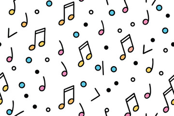 Poster - Seamless Dog Pattern Design with White Background for Fabric Wallpaper and More