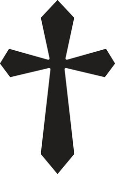 Christian Cross Set Vector Design on White Background.