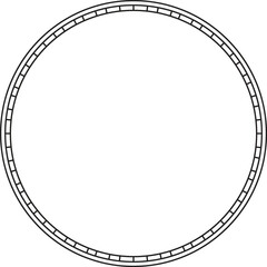 Aufkleber - Label Circle Black | Circles | Logo Sticker | Emblem Round | Icon | Transparent Variations