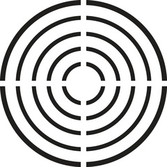 Aufkleber - Label Circle Black | Circles | Logo Sticker | Emblem Round | Icon | Transparent Variations