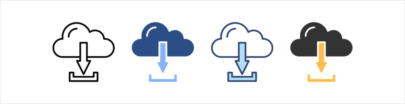 Download Icon Set Multiple Style Collection
