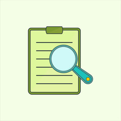 Poster - Survey icon. icon related to design elements. suitable for web site, app, user interfaces,element, printable etc. flat icon style. simple vector design editable