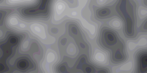Aufkleber - Abstract contour lines illustration of topographic relief in varying shades of gray, a digital artistic background