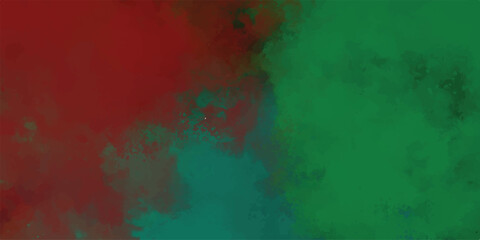 Aufkleber - Painted texture design in bold colors of red green and teal for artistic creations and modern visuals