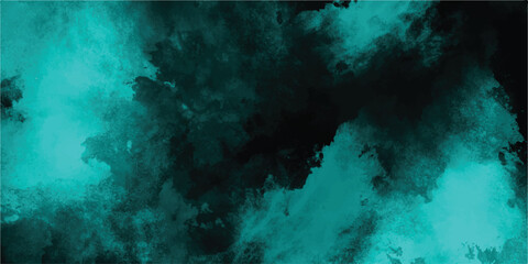 Abstract watercolor background in shades of teal and black creating a dynamic and textured artistic display suitable for various creative designs and projects