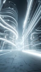 Poster - Abstract futuristic digital technology interface