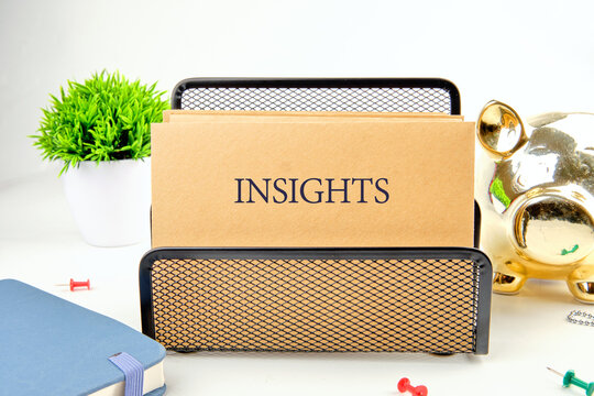 Concept word INSIGHTS. Business, Technology, Internet and network concept