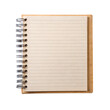 © Tusar - Open spiral notebook with lined pages isolated on transparent background
