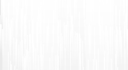 Poster - Clean minimalist white background subtle gray vertical lines digital texture pattern