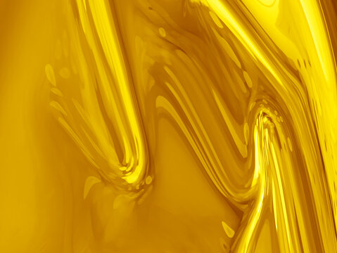 abstract yellow tones with fluid lines and soft gradients