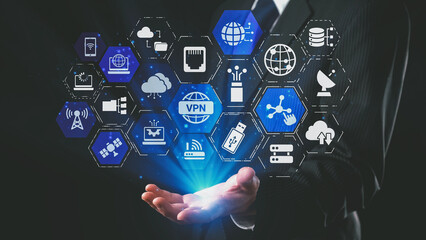 Poster - Communication network enables digital connectivity. A strong communication network supports data transfer, communication access, and global communication network solutions. Spire