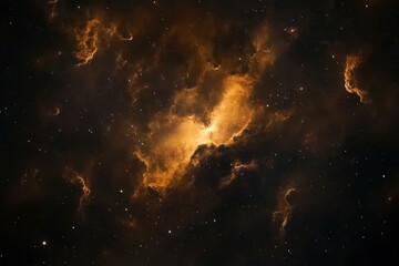 Wall Mural - exploring the black hole nebula surrounded by dark clouds and cosmic wonders, black hole nebula dark