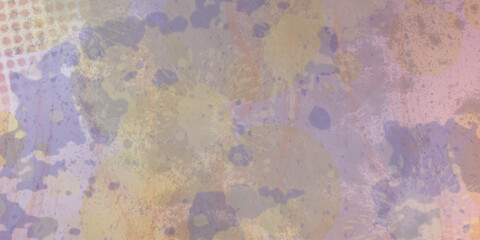 Poster - Abstract dynamic shape of colorful pattern combination mixes color and design texture watercolor painting with isolated on artistic background, grungy paint watercolor splatter soft color design.