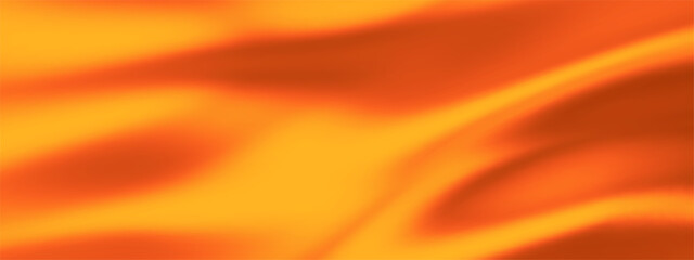 Poster - Autumn gradation with yellow color background and gradient abstract red soft wave. Warm fall texture for vector design or modern nature theme. Elegant blur for banner, wallpaper, or seasonal backdrop.