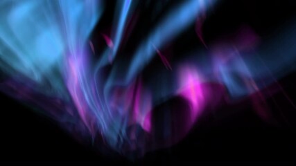 Wall Mural - aurora bliss animated northern lights purple and blue