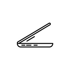 Poster - Sleek Laptop Illustration Portraying Modern Technology and Connectivity for Diverse Digital Applications