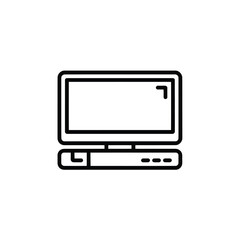Fototapete - A Nostalgic Computer Icon Representing Technology and the Past Era of Computing