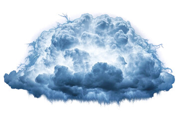 Wall Mural - png giant thunder storm cloud atmospheric electricity phenomenon.