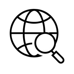 Poster - Global search engine optimization seo internet worldwide web analytics research icon vector graphic design