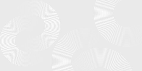 Poster - Subtle White Abstract Concentric Circles Background

. vector Eps 10