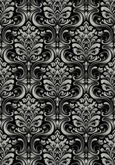 Poster - Elegant Damask Pattern: A Timeless Design for Sophisticated Backgrounds and Decor