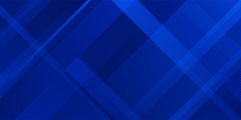 Aufkleber - Abstract blue background. Modern simple blue geometric design. Minimal shapes.