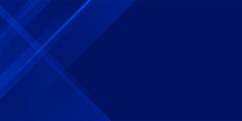Aufkleber - Abstract blue background. Modern simple blue geometric design. Minimal shapes.