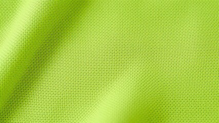 Lively chartreuse fabric texture with a subtle weave, providing a bright and close-up perspective on textile materials