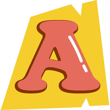 Alphabet Cut Out Vector Collection