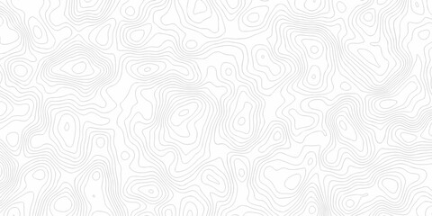 Poster - Abstract vector Lines Topographic contour lines grid map seamless pattern. Geographic mountain relief. minimal lines background. Contour maps. illustration, Topo contour map design.