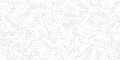 Poster - Abstract vector Lines Topographic contour lines grid map seamless pattern. Geographic mountain relief. minimal lines background. Contour maps. illustration, Topo contour map design.