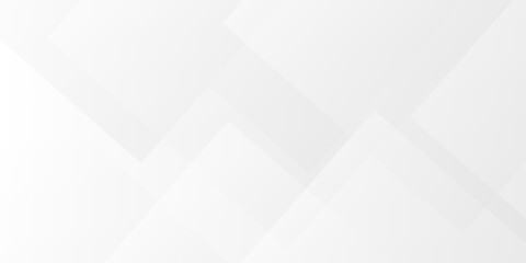 Fototapete - 	
White and gray overlap triangle geometric technology pattern. minimal rectangle randomly arranged white lines transparent background layers overlapping presentation design.