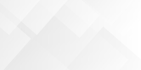 Fototapete - 	
White and gray overlap triangle geometric technology pattern. minimal rectangle randomly arranged white lines transparent background layers overlapping presentation design.