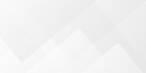 Fototapete - 	
White and gray overlap triangle geometric technology pattern. minimal rectangle randomly arranged white lines transparent web square background layers. overlapping presentation design.