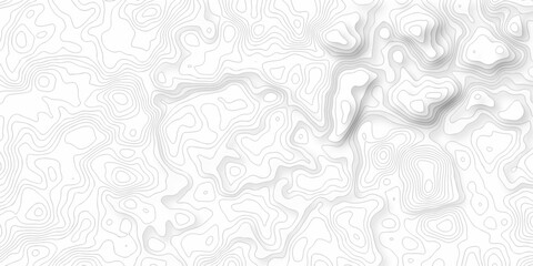 Poster - Abstract vector Lines Topographic contour lines grid map seamless pattern. Geographic mountain relief. minimal lines background. Contour maps. illustration, Topo contour map design.