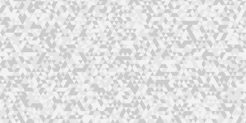 Fototapete - Geometric seamless white, gray cube square low polygon texture wallpaper. abstract surface creative diamond pattern corporate. abstract polygon Mosaic triangle overlap texture background.	