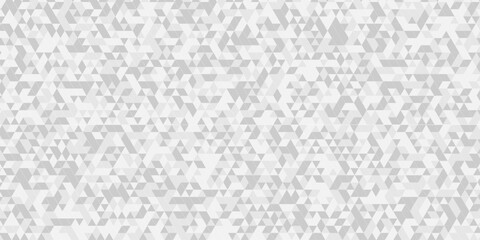 Fototapete - Geometric seamless white, gray cube square low polygon texture wallpaper. abstract surface creative diamond pattern corporate. abstract polygon Mosaic triangle overlap texture background.	
