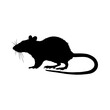 © Suresh - rat Silhouette Illustration isolated on transparent background