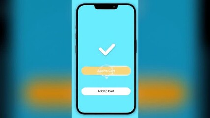 App screen displays a white checkmark inside connected dots, above two 