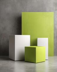 Leinwandbilder - Geometric Shapes Still Life