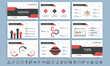 © Bailey - Presentation Templates with red and black infographics.