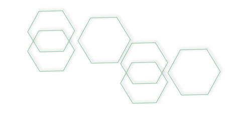 Fototapete - Abstract colorful modern 3d out color line cube hexagon design technology honeycomb texture vector background.	