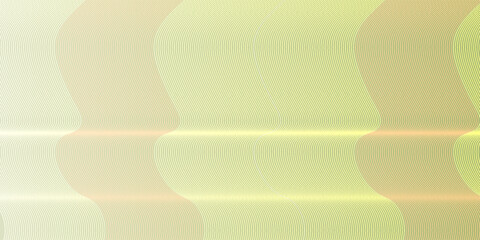 Aufkleber - Abstract wavy line background with smooth gradient colors and a central blue dot. The design features flowing, curved lines in green, yellow, and beige tones,creating a calming.