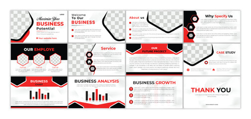 Modern business flyer template